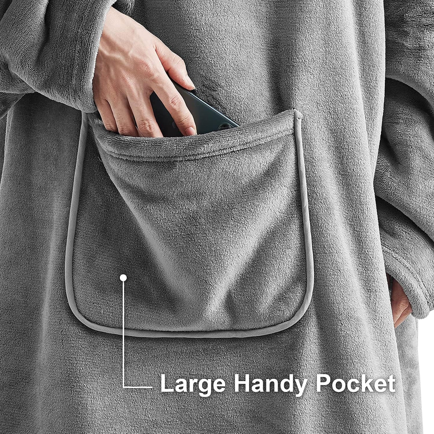 Wearable Blanket with Soft Fleece