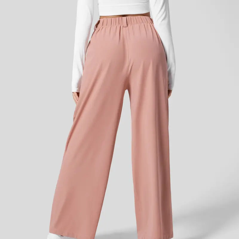 High-Waisted Pocket Palazzo Pants