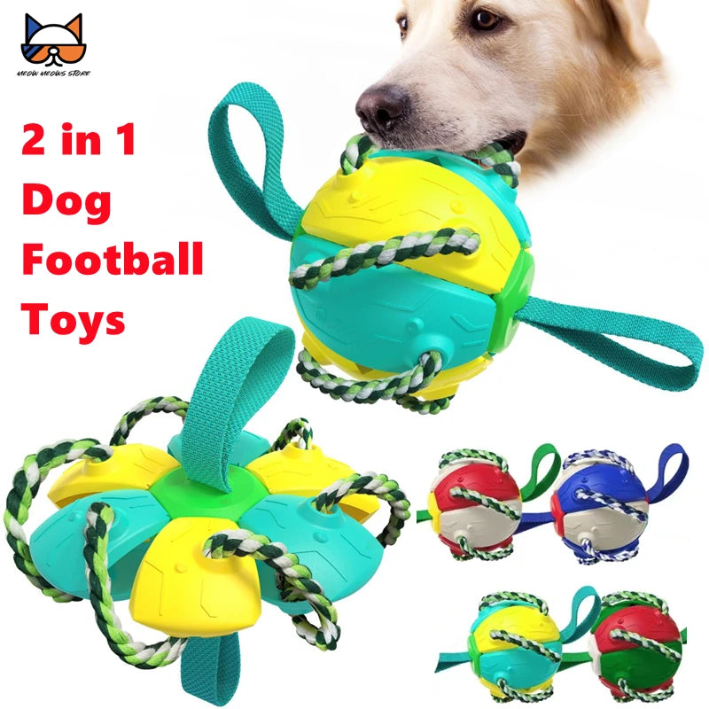 UFO Multi-Functional Rubber Dog Toy