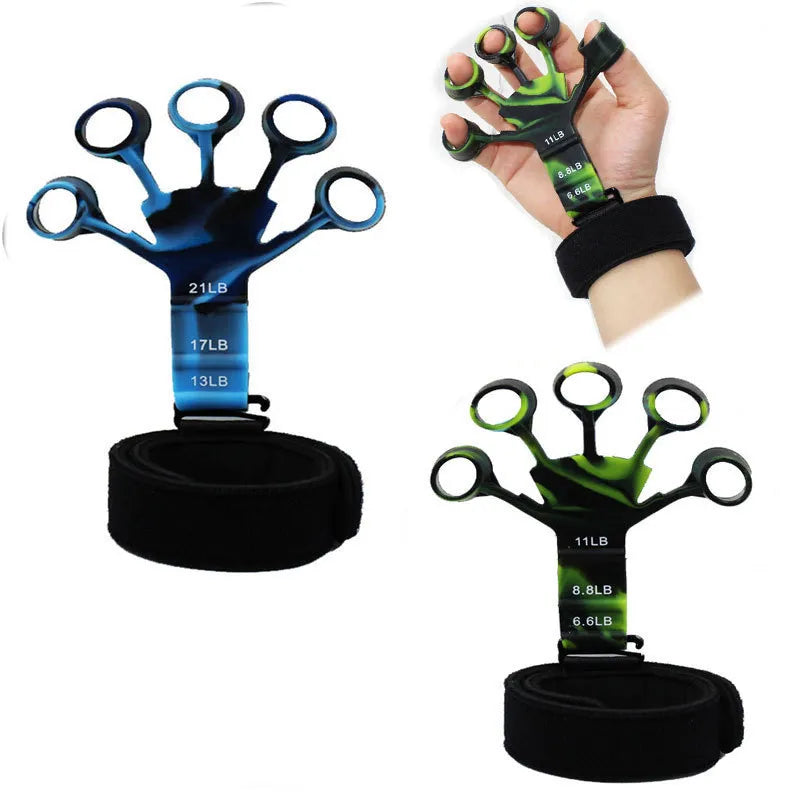 6 Resistance Level Finger Grip Trainer