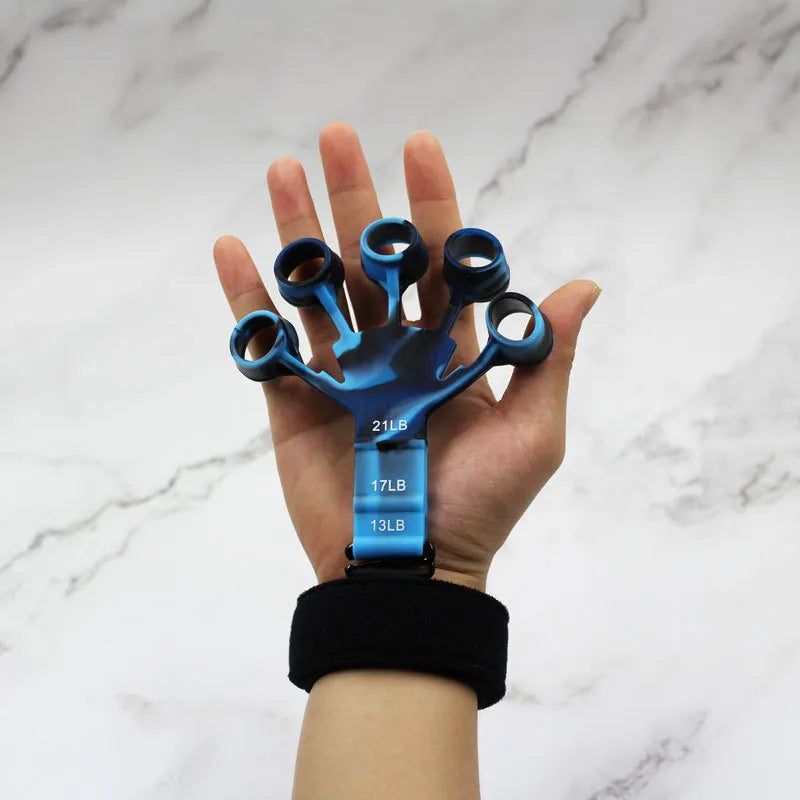 6 Resistance Level Finger Grip Trainer