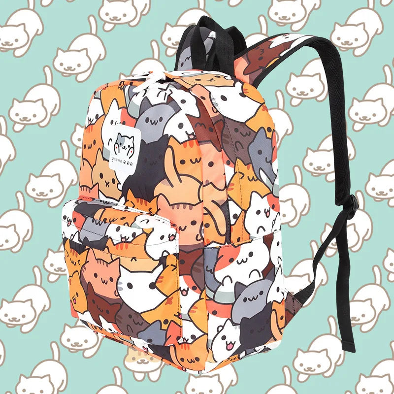 Cute Cartoon Neko Backpack