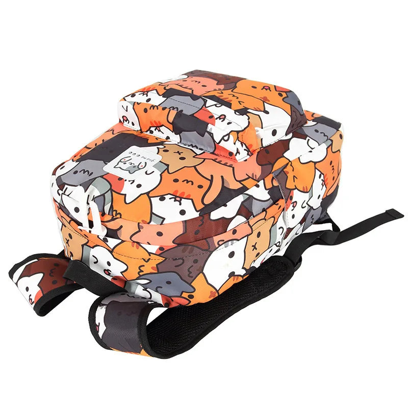 Cute Cartoon Neko Backpack