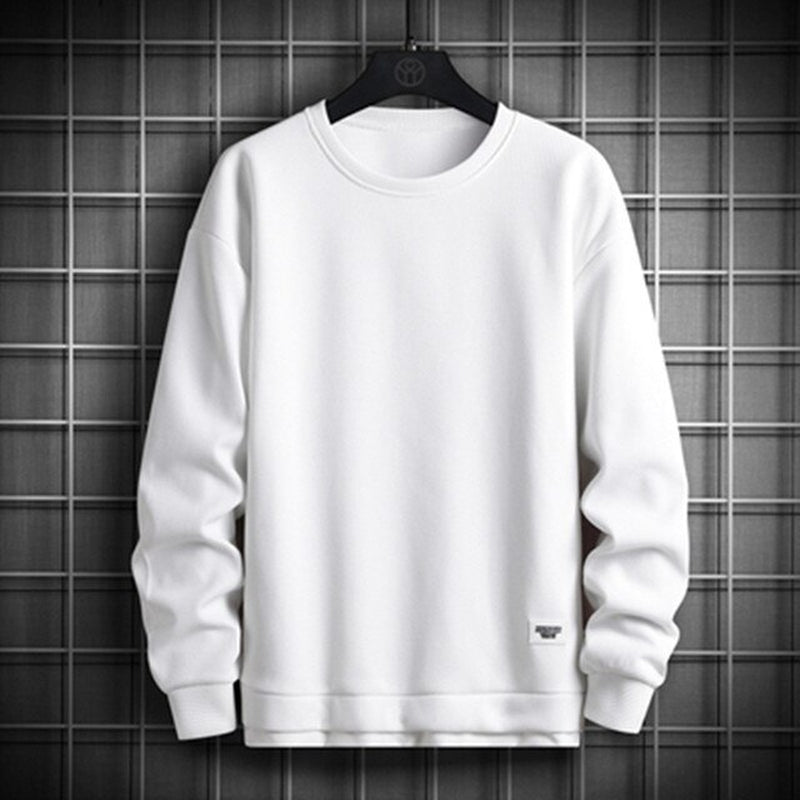 Solid Color  Long Sleeve O-Neck Sweatshirt