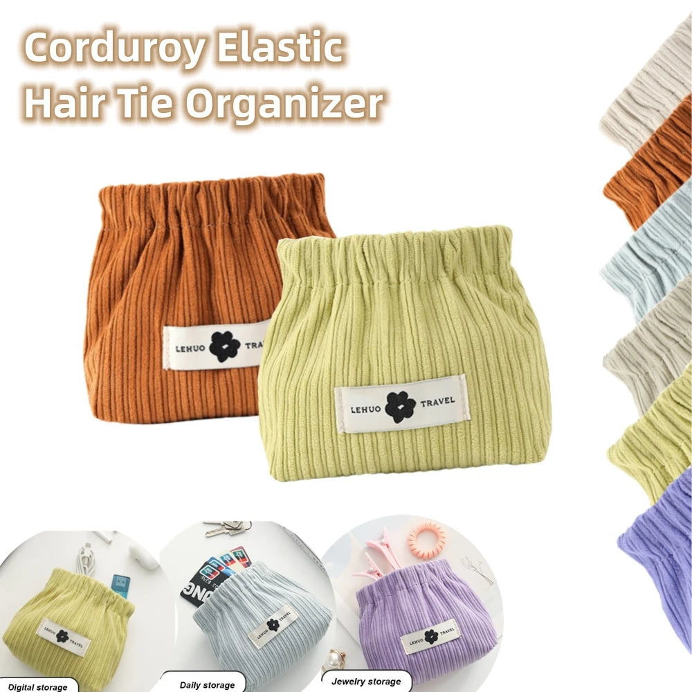 Corduroy Elastic Travel Bag