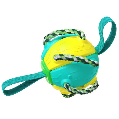 UFO Multi-Functional Rubber Dog Toy